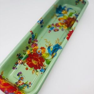 The Green Flower Market Baguette Dish RETIRED